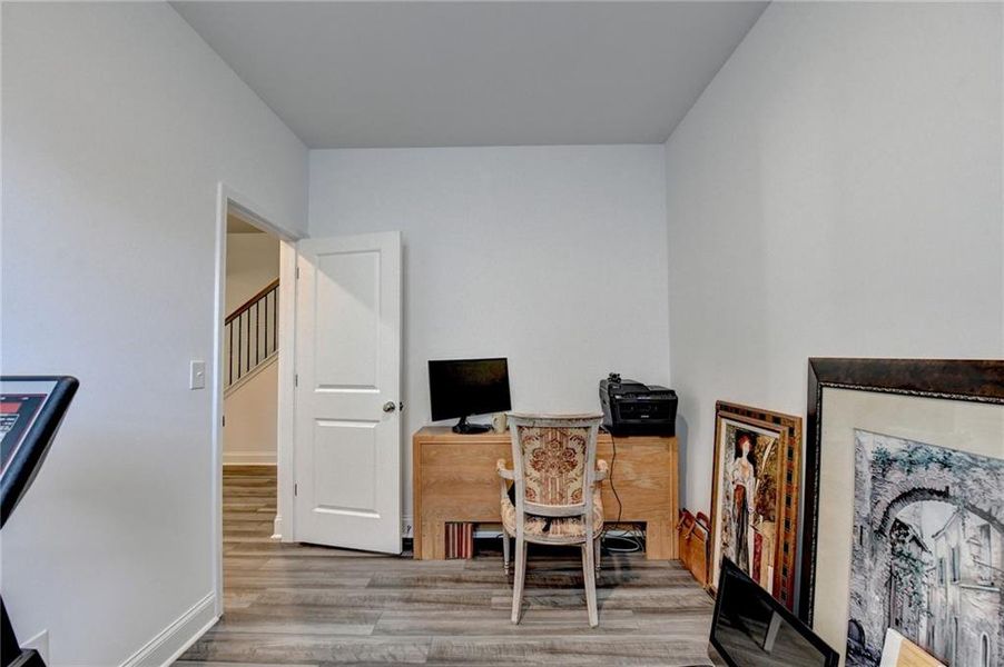 Furnished interior view inside a new home in Bailey Fence, Dacula (Image 43).