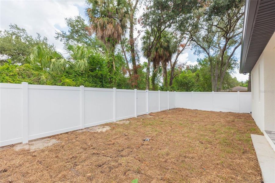 Exterior details and patio area of a home in , Tampa (Image 4). Exterior details and patio area of a home in , Tampa (Image 4).