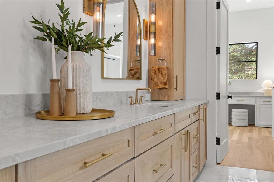 Furnished interior view inside a new home in , Dallas (Image 8).