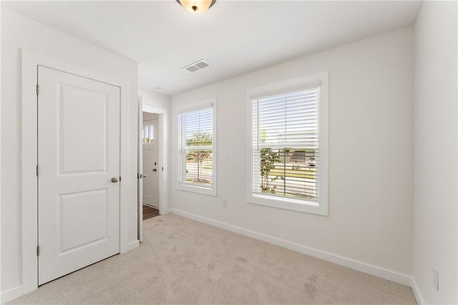 Spacious, unfurnished interior of a new home in Array, Atlanta (Image 10). Spacious, unfurnished interior of a new home in Array, Atlanta (Image 10).