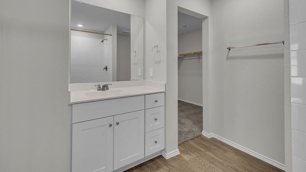 Representative furnished interior of a home built from the The Davis by D.R. Horton in Ladera, Luling (Image 12).