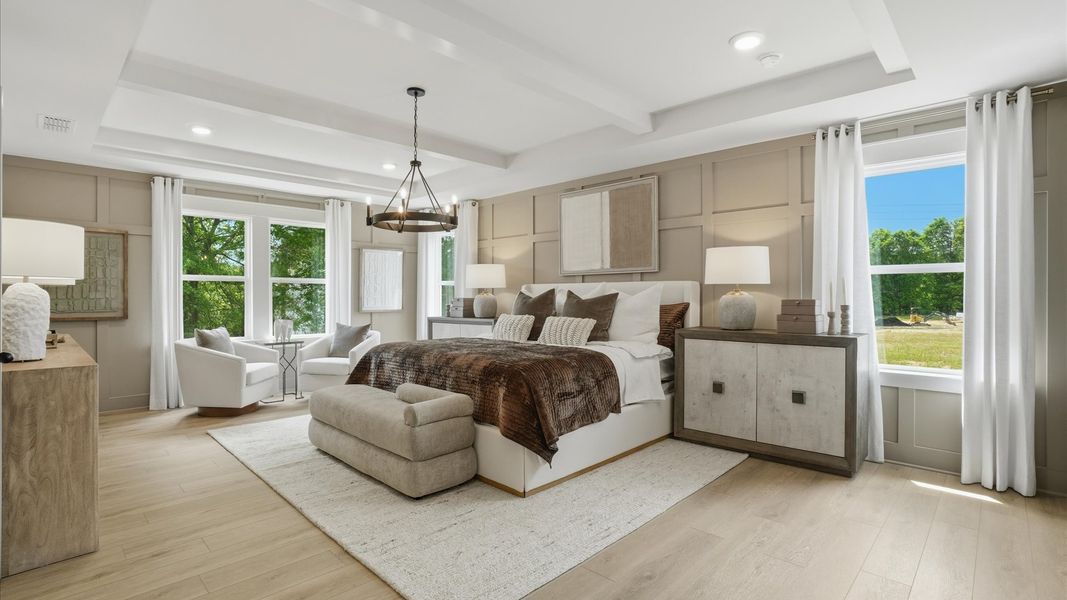Representative furnished interior of a home built from the Stonefield by DRB Homes in Northcroft, Loganville (Image 36).