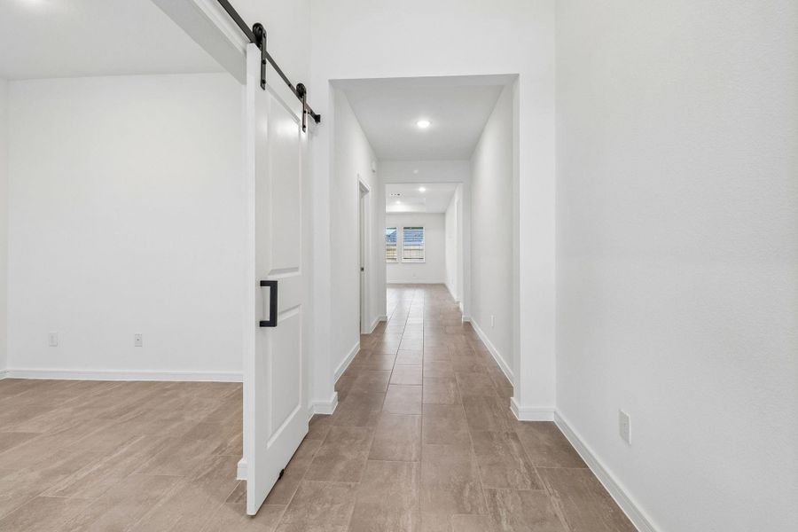 Inviting foyer