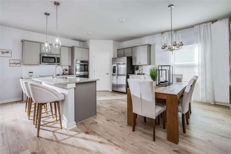 Furnished interior view inside a new home in Southern Hills, McDonough (Image 4).