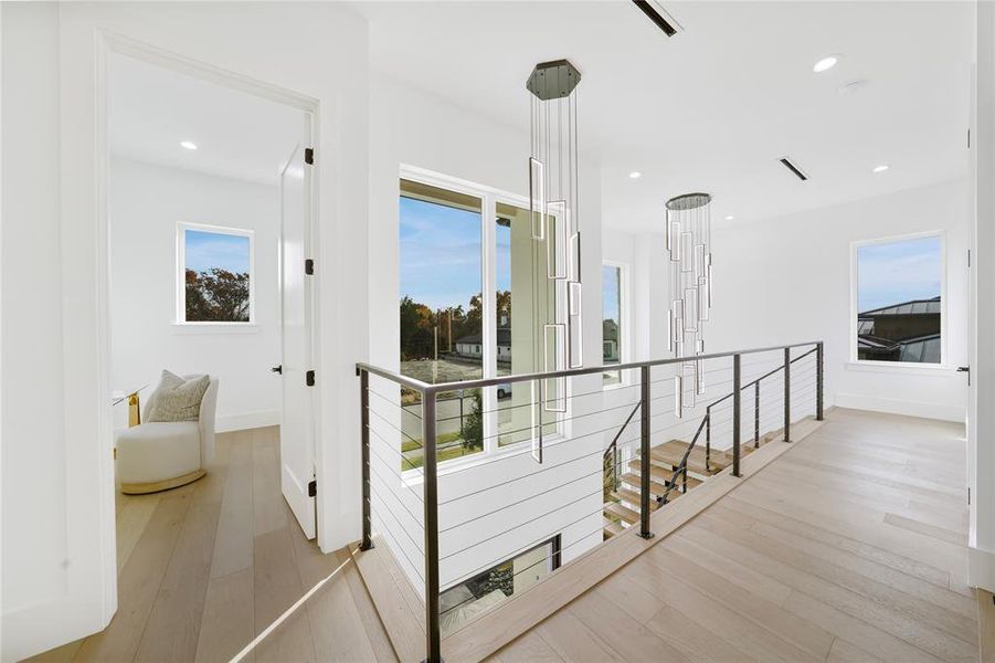 Furnished interior view inside a new home in , Heath (Image 14).