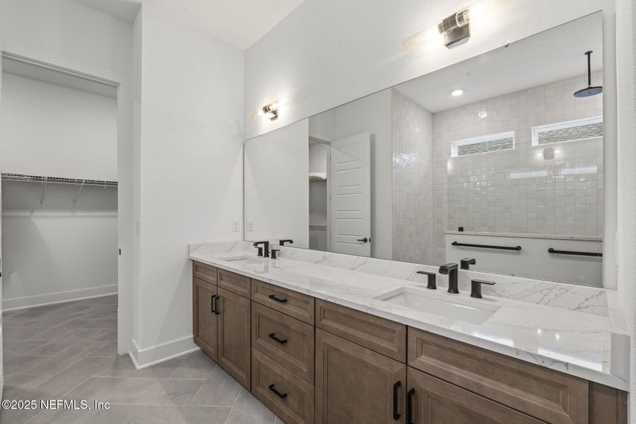 Furnished interior view inside a new home in Seven Pines 50' Rear Entry, Jacksonville (Image 56).