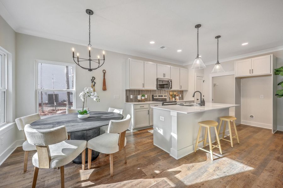 Furnished interior view inside a new home in , Summerville (Image 30).