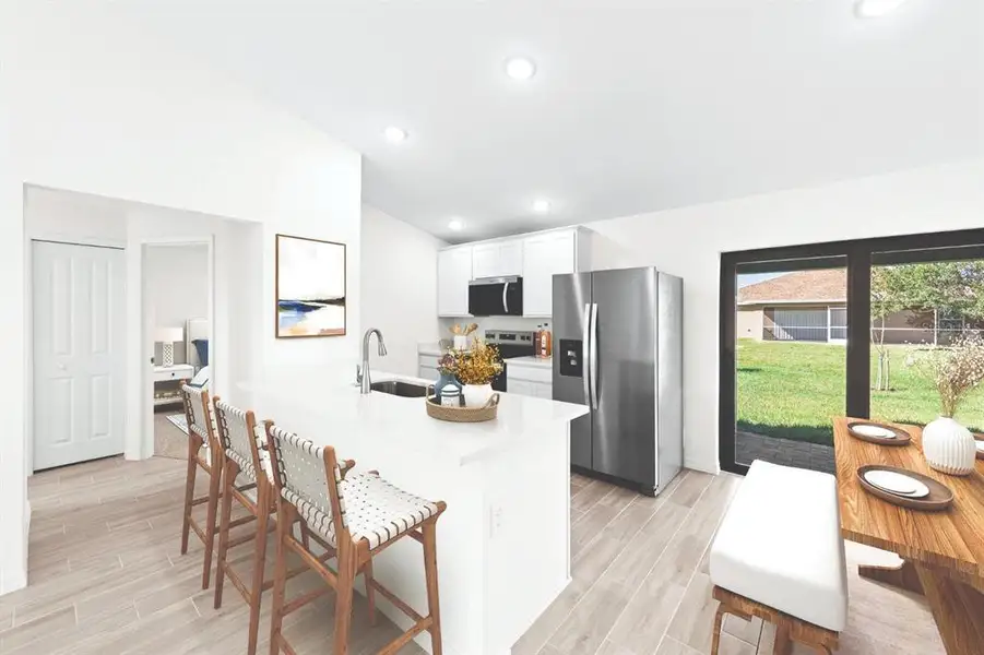 Furnished interior view inside a new home in , Port Charlotte (Image 4).