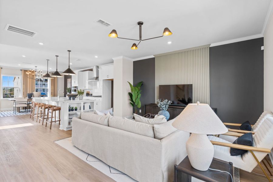 Representative furnished interior of a home built from the Joliet by Pulte Homes in Lakeside Townes at Riverlights, Wilmington (Image 27).