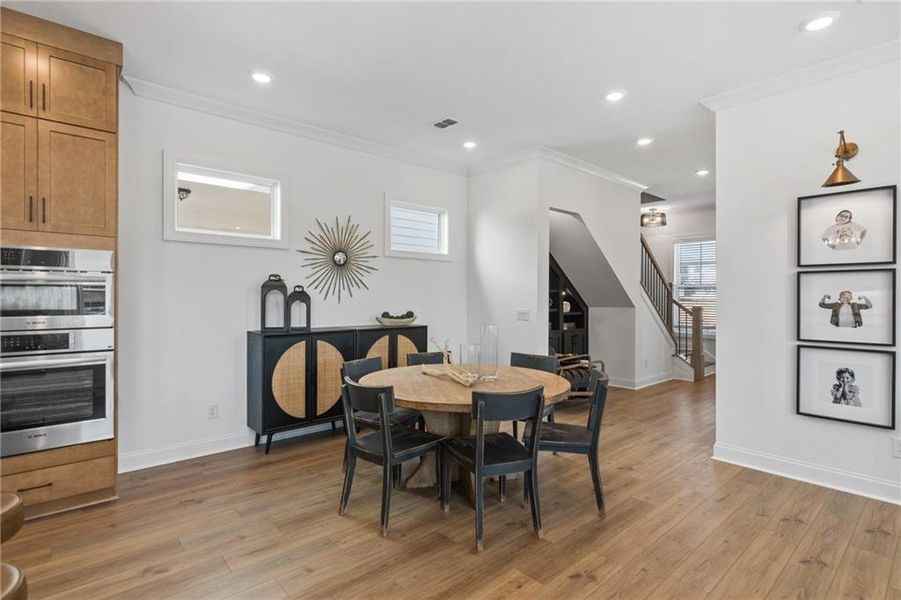 Furnished interior view inside a new home in Waterhaven, Cumming (Image 14).