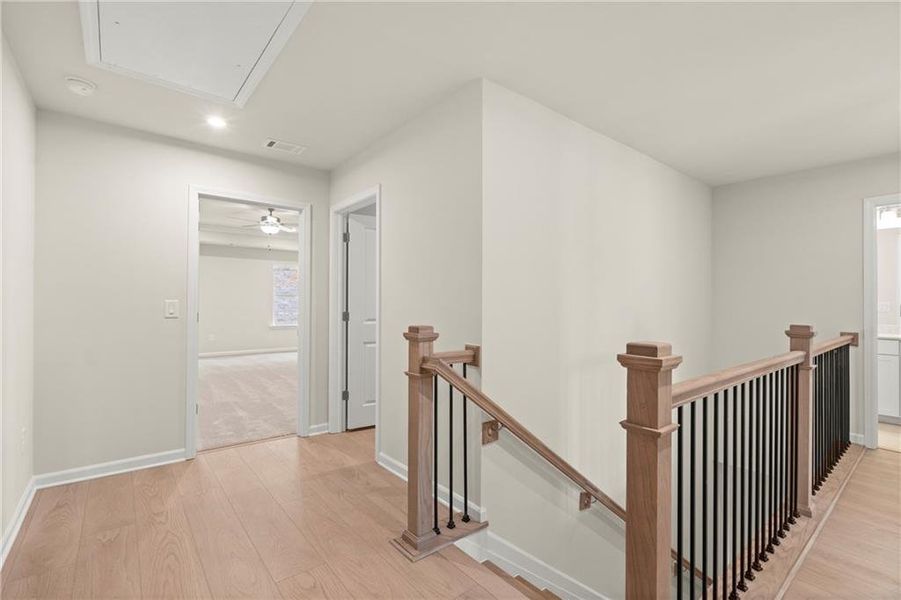 Spacious, unfurnished interior of a new home in The Village at Shallowford, Kennesaw (Image 33).