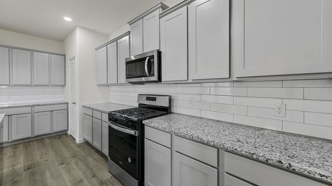 Furnished interior view inside a new home in Liberty Crossing, Royse City (Image 6).