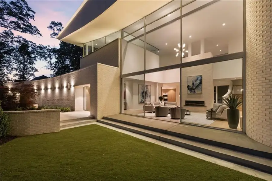 Exterior details and patio area of a home in , Atlanta (Image 40).