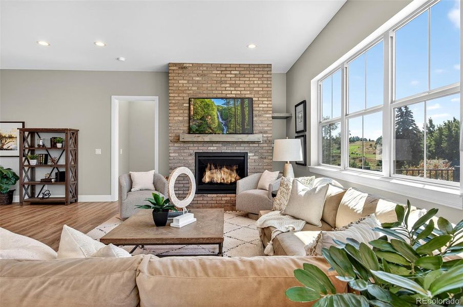 Furnished interior view inside a new home in , Parker (Image 3).