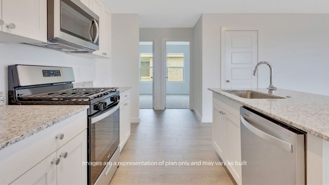 Furnished interior view inside a new home in Overlook West, Wolfforth (Image 6).
