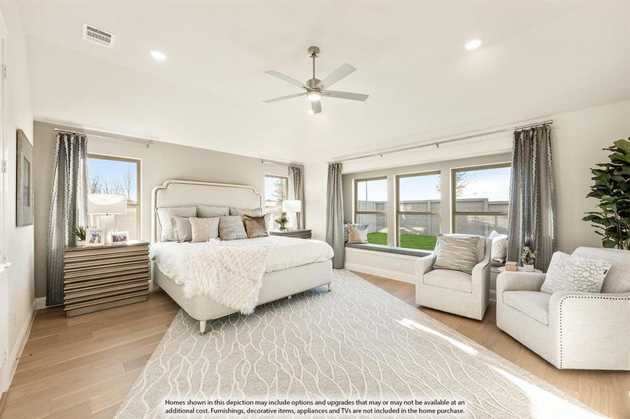 Furnished interior view inside a new home in ArrowBrooke, Aubrey (Image 22).