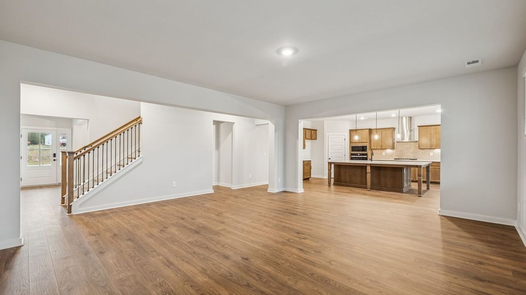 Representative unfurnished interior of a home built from the Tisdale by D.R. Horton in Harvest Point, Spring Hill (Image 40). Representative unfurnished interior of a home built from the Tisdale by D.R. Horton in Harvest Point, Spring Hill (Image 40).
