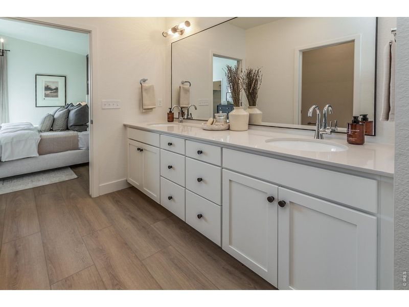 Furnished interior view inside a new home in Trailside Story Collection - Single Family Homes, Timnath (Image 15).