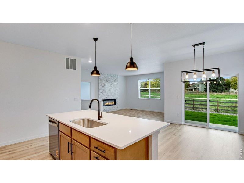 Furnished interior view inside a new home in Hansen Farm, Fort Collins (Image 4).