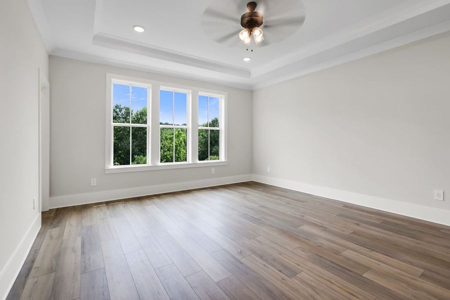 Spacious, unfurnished interior of a new home in Echo Park, Suwanee (Image 25). Spacious, unfurnished interior of a new home in Echo Park, Suwanee (Image 25).