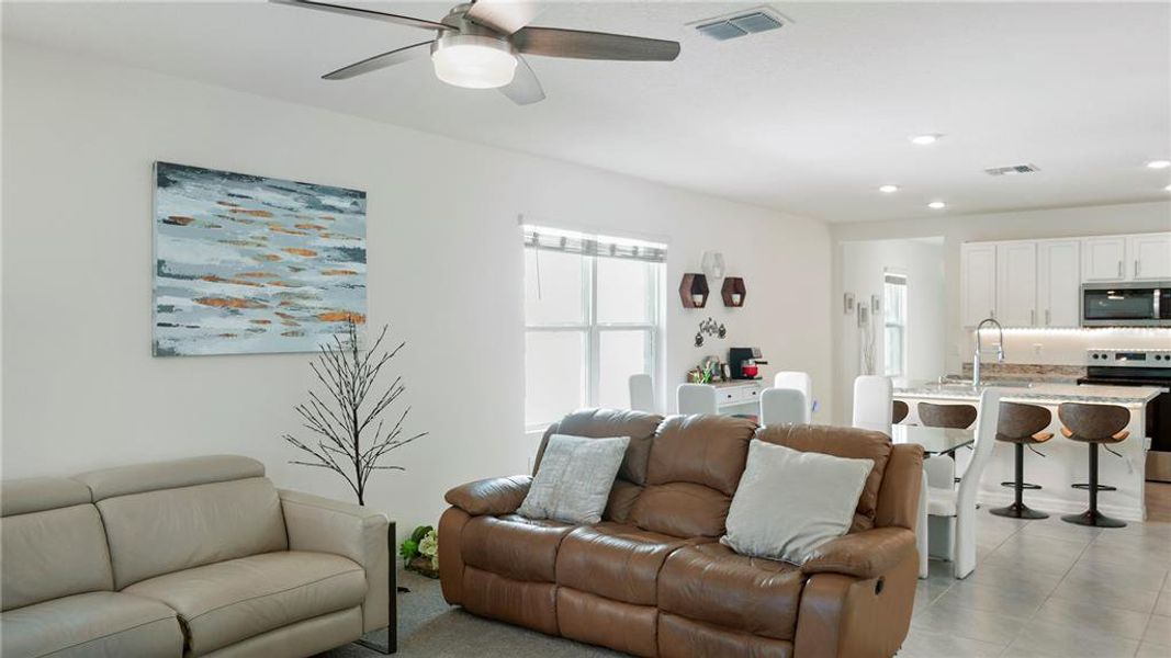 Furnished interior view inside a new home in Charles Cove Express, Davenport (Image 23).