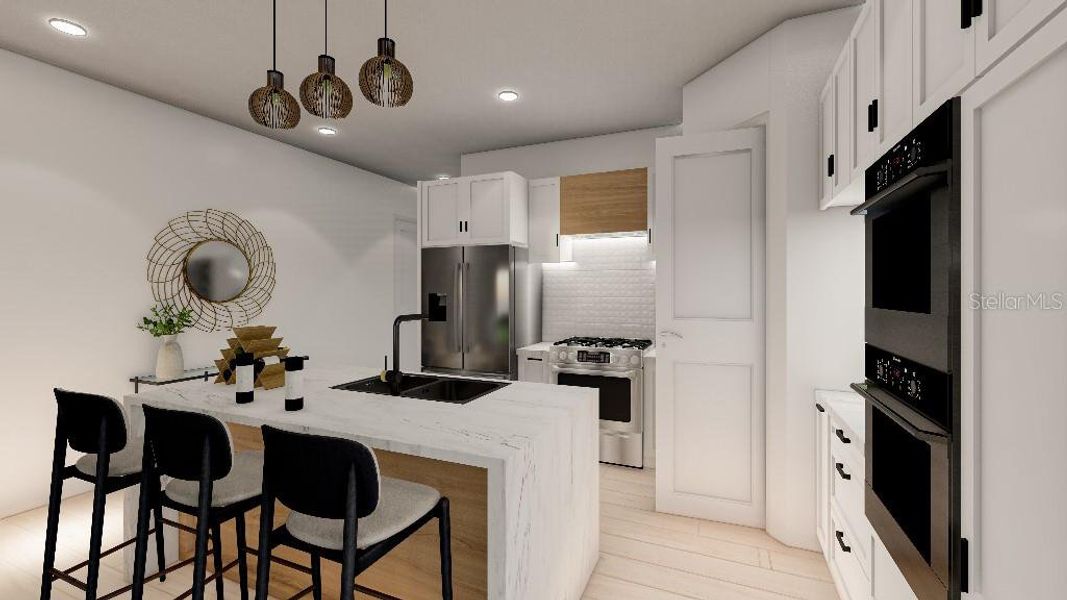 Furnished interior view inside a new home in , Tampa (Image 6).