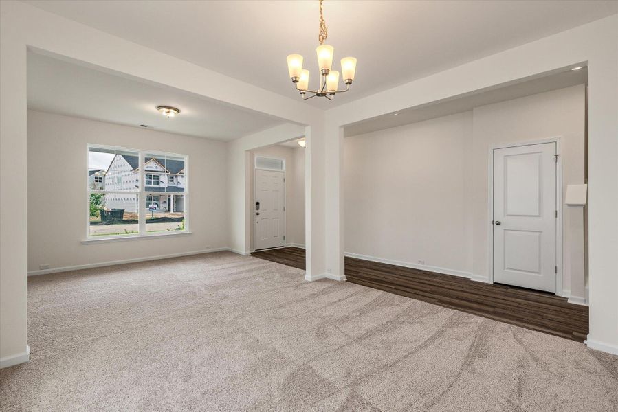 Spacious, unfurnished interior of a new home in Oakley Pointe, Moncks Corner (Image 30). Spacious, unfurnished interior of a new home in Oakley Pointe, Moncks Corner (Image 30).