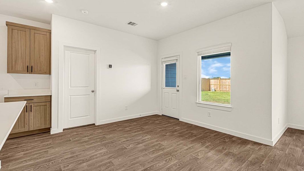 Representative unfurnished interior of a home built from the Denton by D.R. Horton in Holly Ridge, Rosenberg (Image 15).