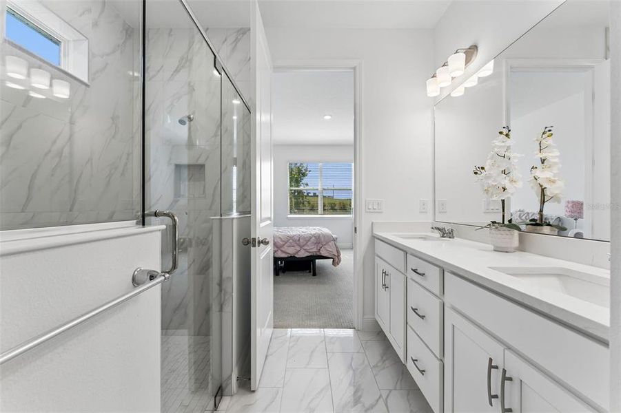 Furnished interior view inside a new home in Hills of Minneola, Minneola (Image 18).