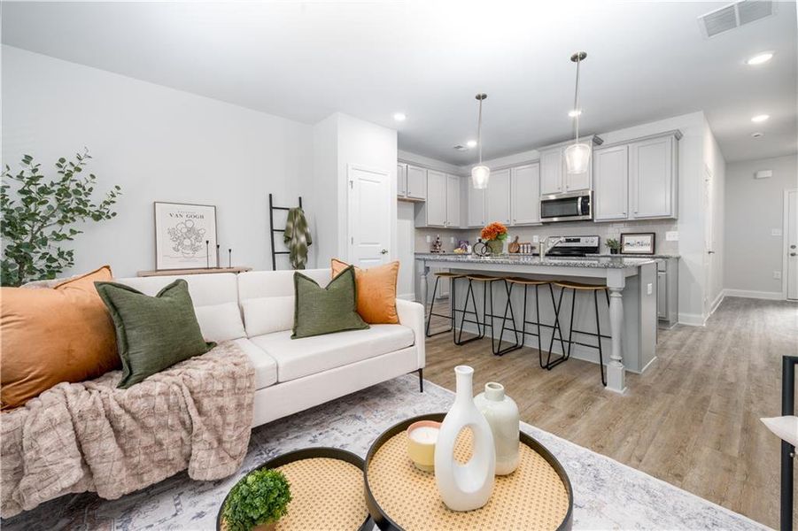 Furnished interior view inside a new home in , Homer (Image 10).
