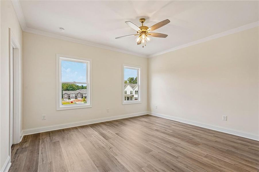 Spacious, unfurnished interior of a new home in Waterside Townhomes, Peachtree Corners (Image 20).
