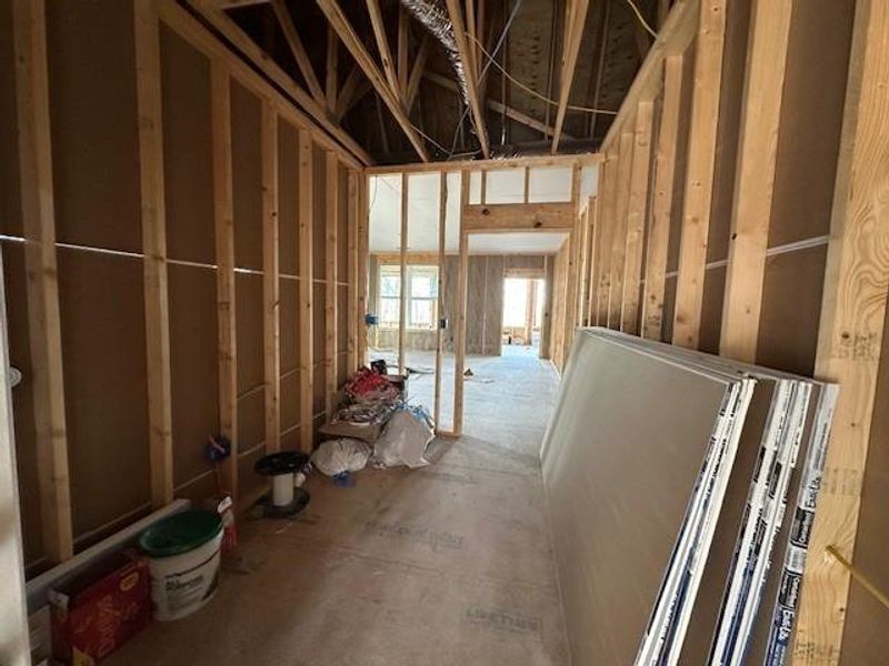 In-progress construction of a new home in , Summerville, GA (Image 4).
