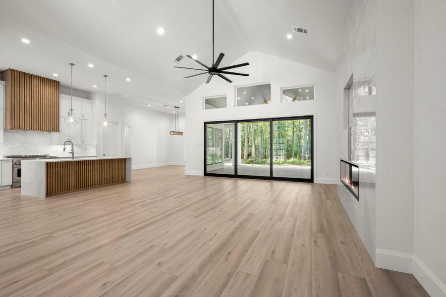 Spacious, unfurnished interior of a new home in , New Waverly (Image 21).