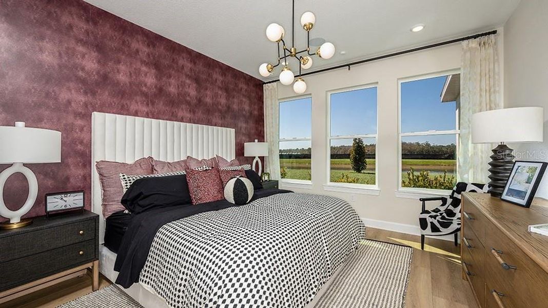 Furnished interior view inside a new home in Esplanade at McKinnon Groves, Winter Garden (Image 16).