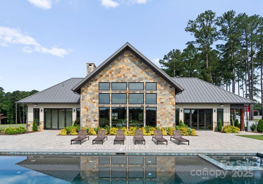 Front exterior of a new home in , Pinehurst, NC, highlighting curb appeal (Image 24).