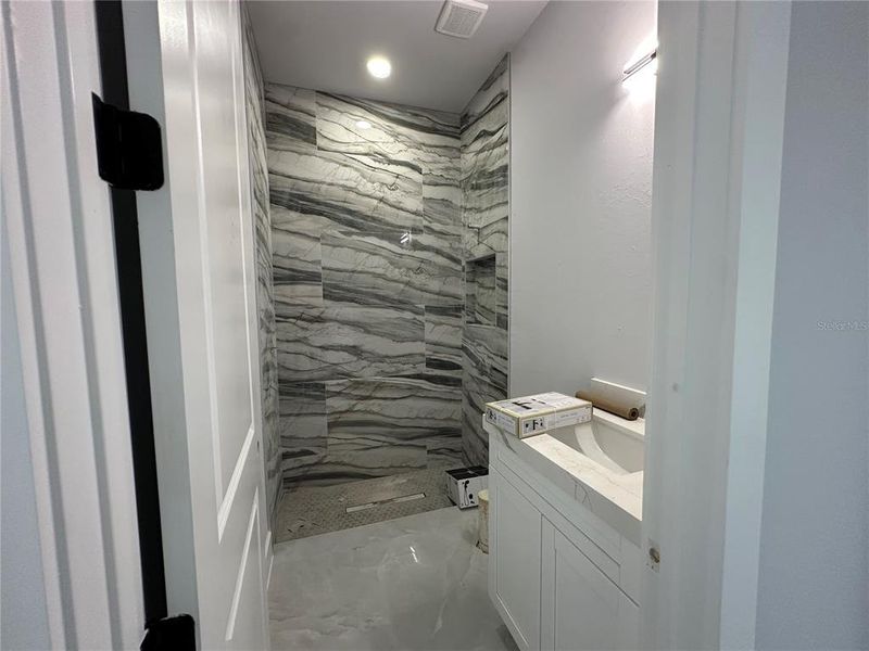 In-progress construction of a new home in , Cape Coral, FL (Image 19).