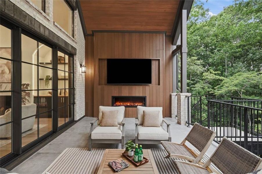 Exterior details and patio area of a home in , Alpharetta (Image 43). Exterior details and patio area of a home in , Alpharetta (Image 43).