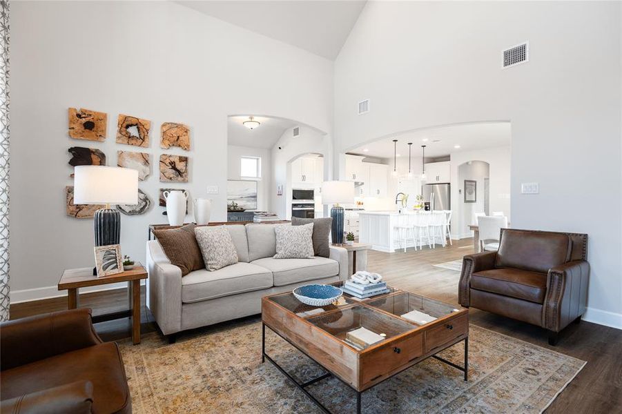 Beazer Homes Wildflower Ranch Brenham Floorplan. This is not a photo of the actual home, but is a photo of the Brenham floorplan.