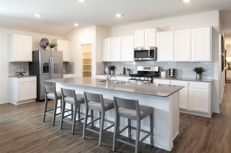 Furnished interior view inside a new home in Woodfield Preserve, Georgetown (Image 14). Furnished interior view inside a new home in Woodfield Preserve, Georgetown (Image 14).