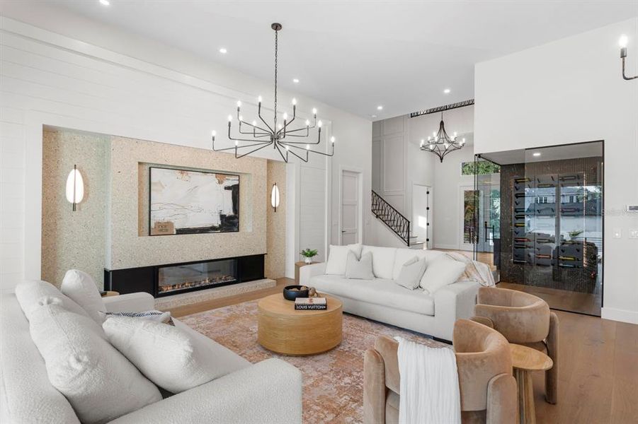 Furnished interior view inside a new home in , Tampa (Image 63). Furnished interior view inside a new home in , Tampa (Image 63).