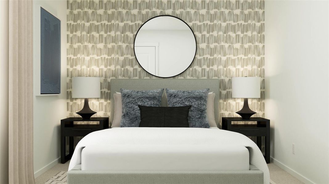 Furnished interior view inside a new home in Rancho Del Cielo, Jarrell (Image 6).