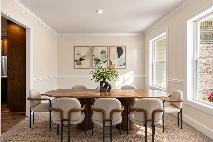 Furnished interior view inside a new home in , Canton (Image 31). Furnished interior view inside a new home in , Canton (Image 31).
