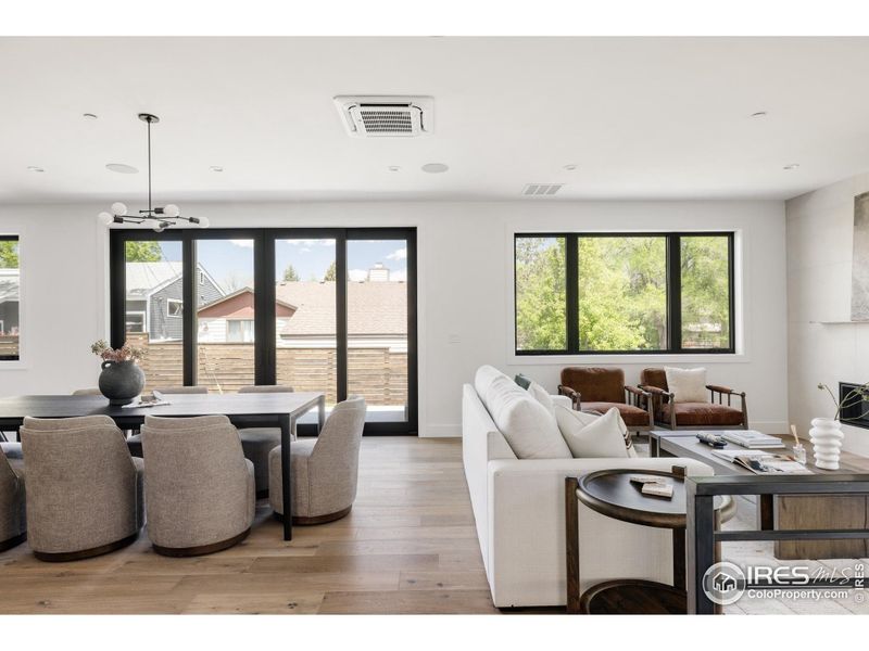 Dining and Living Rooms