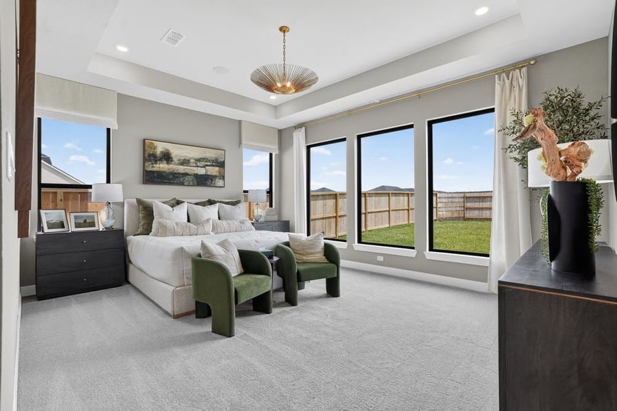 Representative furnished interior of a home built from the Vincent by Taylor Morrison in Ryehill, Rosenberg (Image 26).