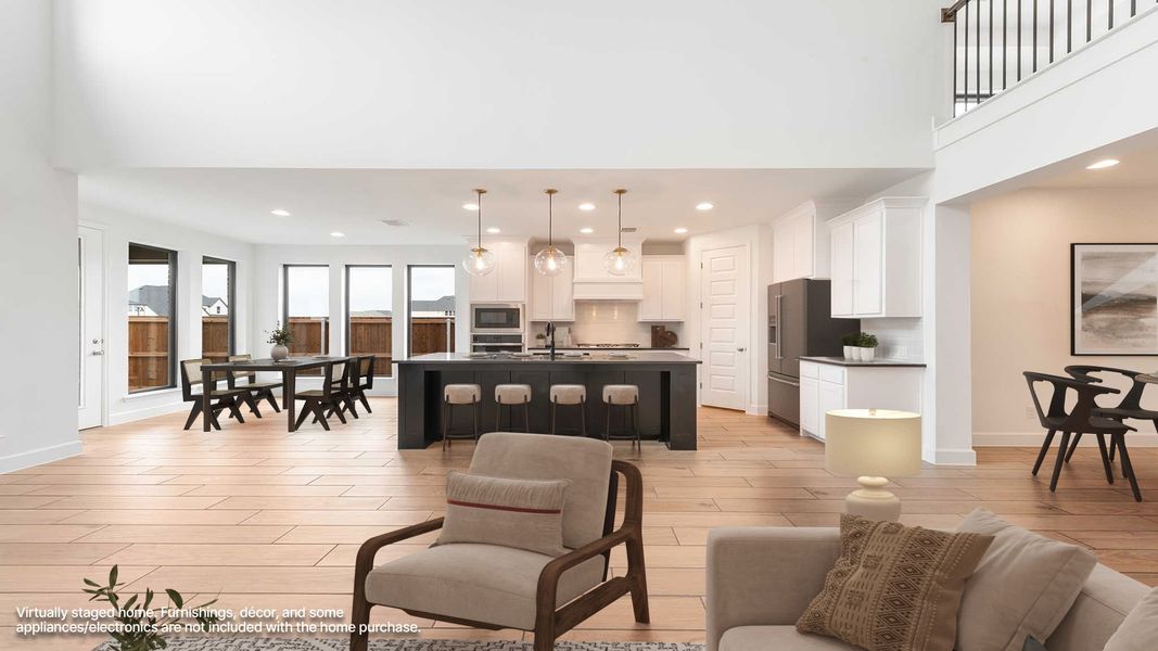 Furnished interior view inside a new home in Cambridge Crossing, Celina (Image 5).