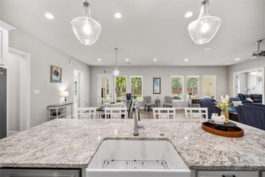 Furnished interior view inside a new home in Ridgelake Shores, Montgomery (Image 37).