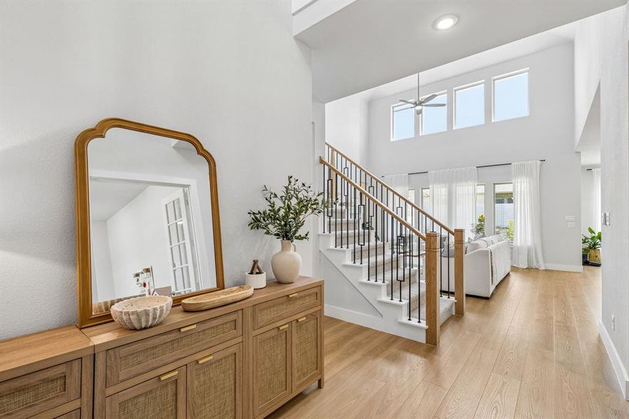 Furnished interior view inside a new home in , McKinney (Image 8).