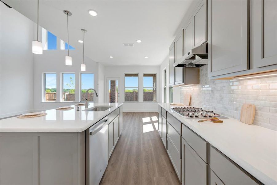 Furnished interior view inside a new home in Vintage Village, Argyle (Image 9).