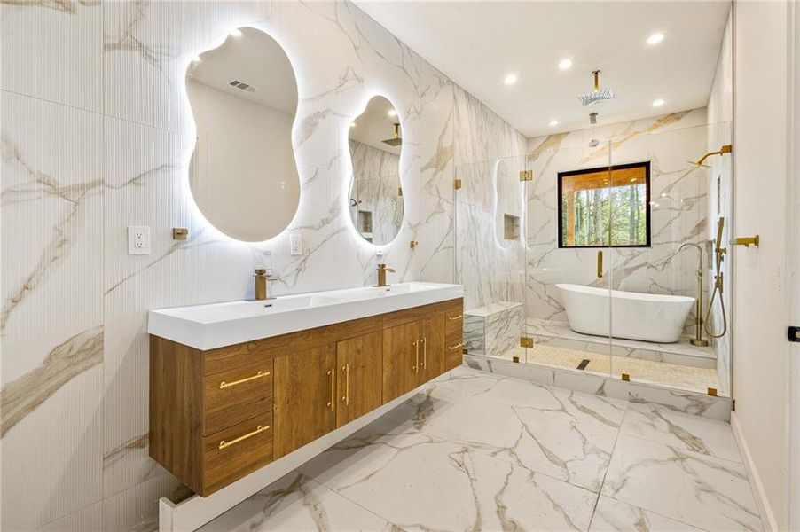 Furnished interior view inside a new home in , Atlanta (Image 8). Furnished interior view inside a new home in , Atlanta (Image 8).