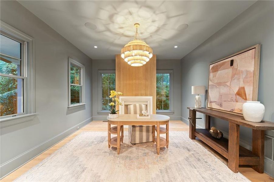 Furnished interior view inside a new home in , Dawsonville (Image 75).